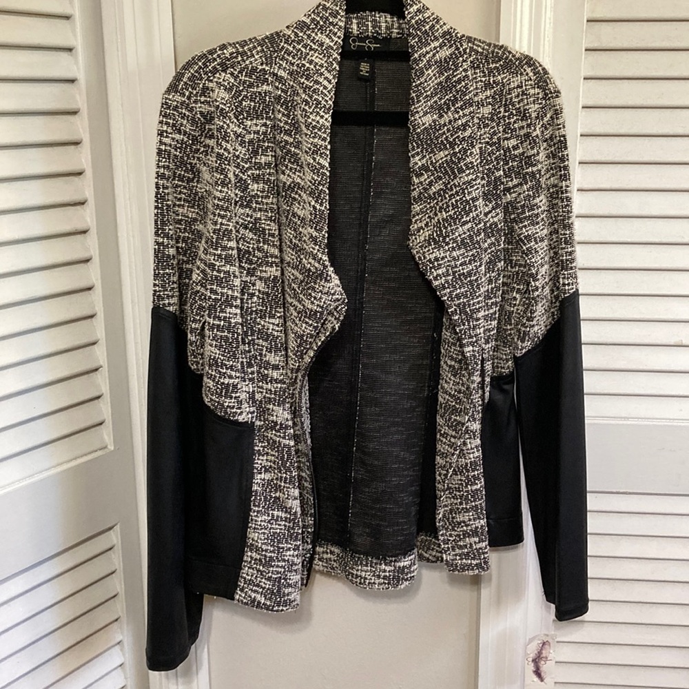 NWT Jessica Simpson faux leather jacket SZ Small